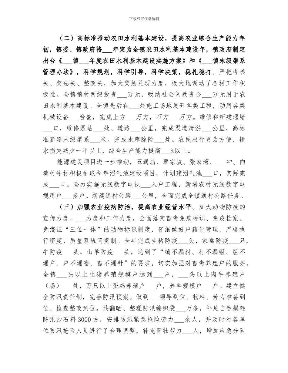 乡镇2024年度工作总结范文_第2页