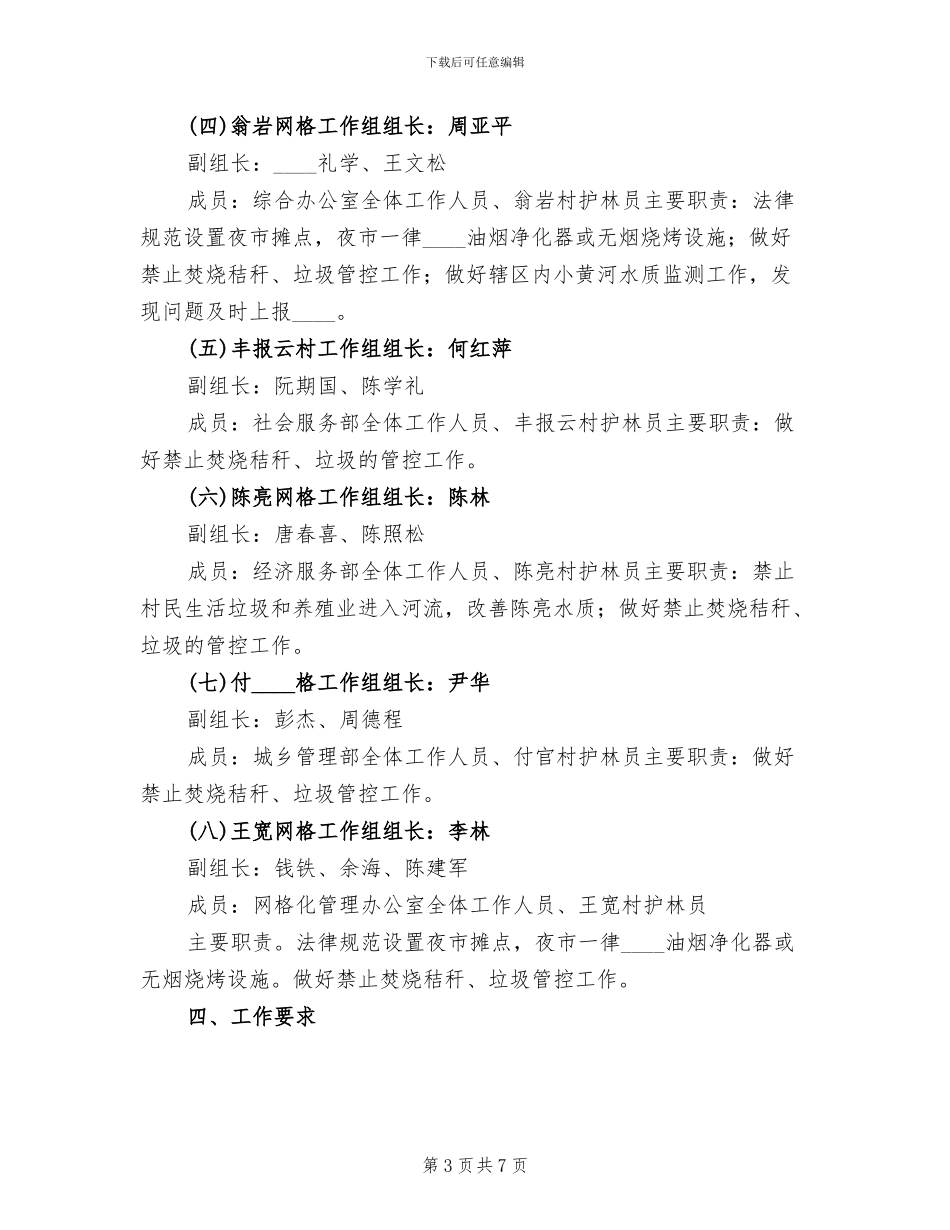 乡镇网格化环境监管工作实施方案_第3页