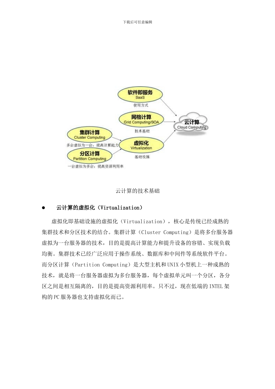 云计算=SaaS 网格计算 虚拟化_第3页