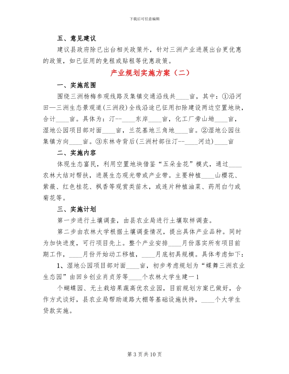 产业规划实施方案_第3页