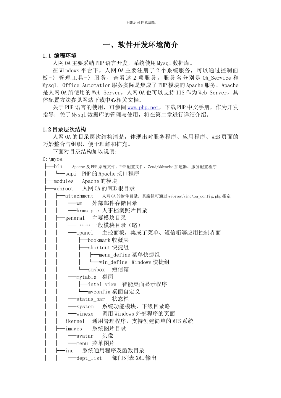 人网OA二次开发手册_第3页