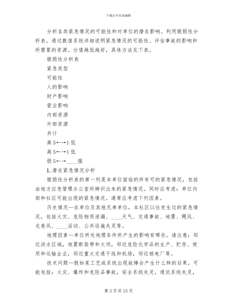 企业应急预案编制方法讨论_第3页