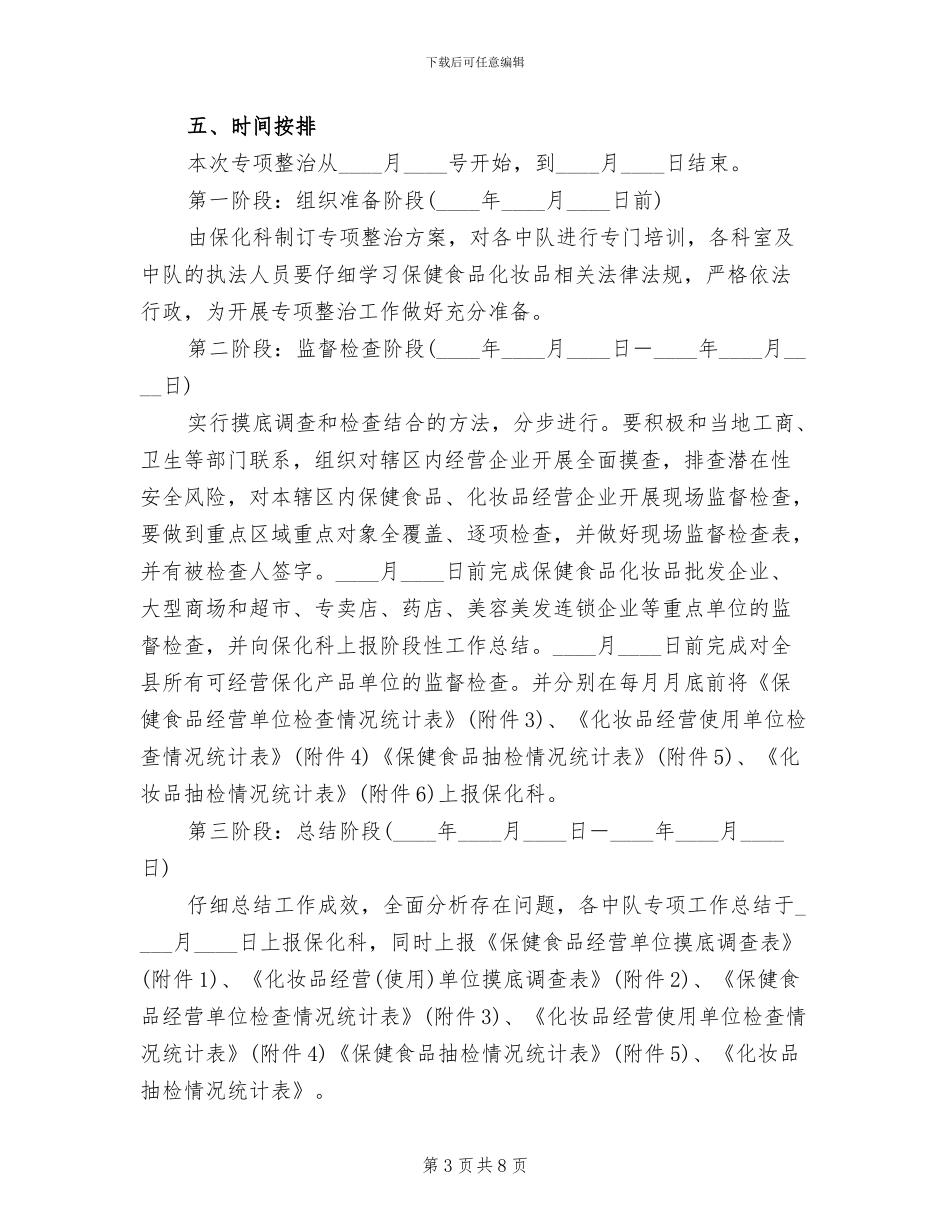 保健食品化妆品治理方案_第3页