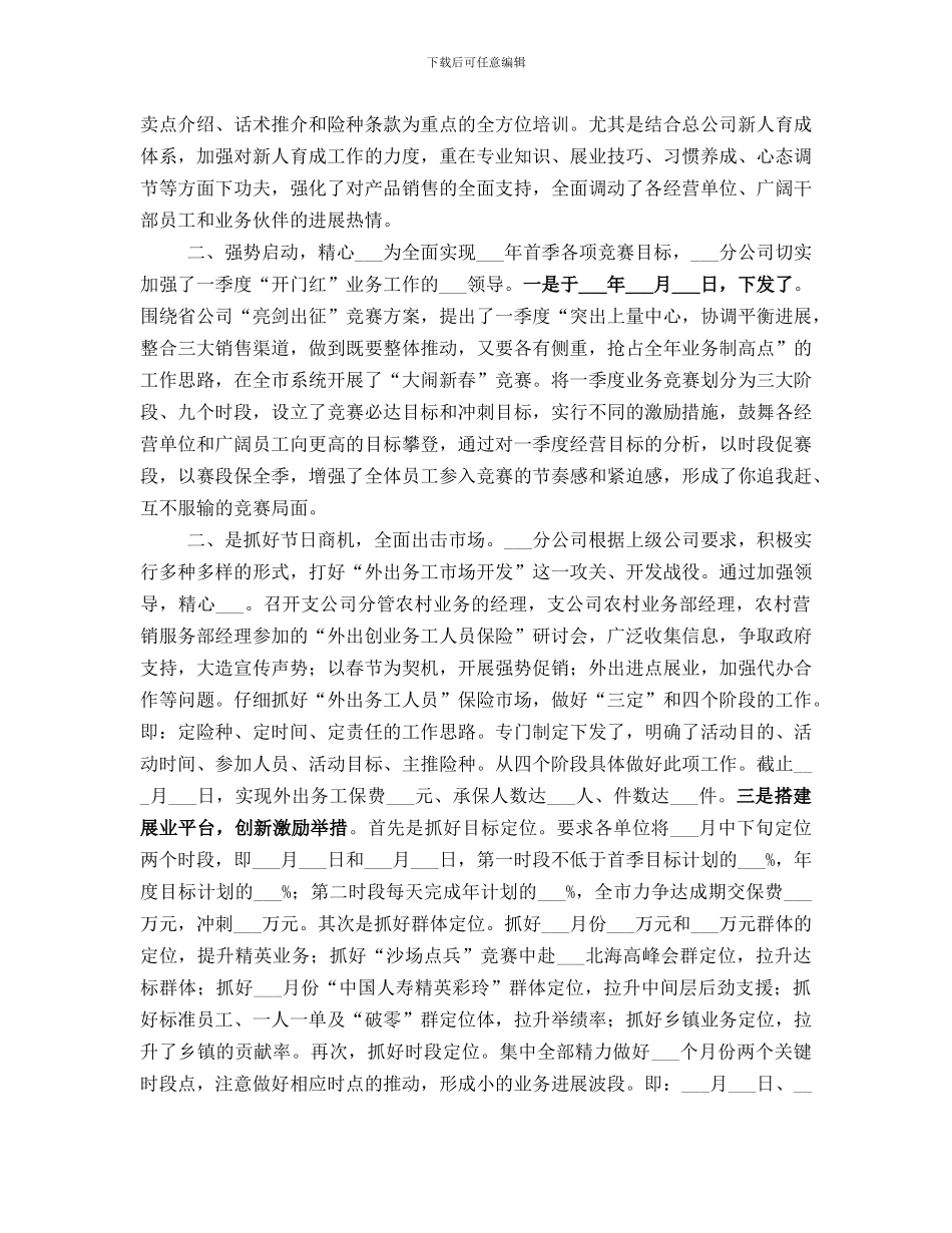 保险分公司2024年终总结_第3页