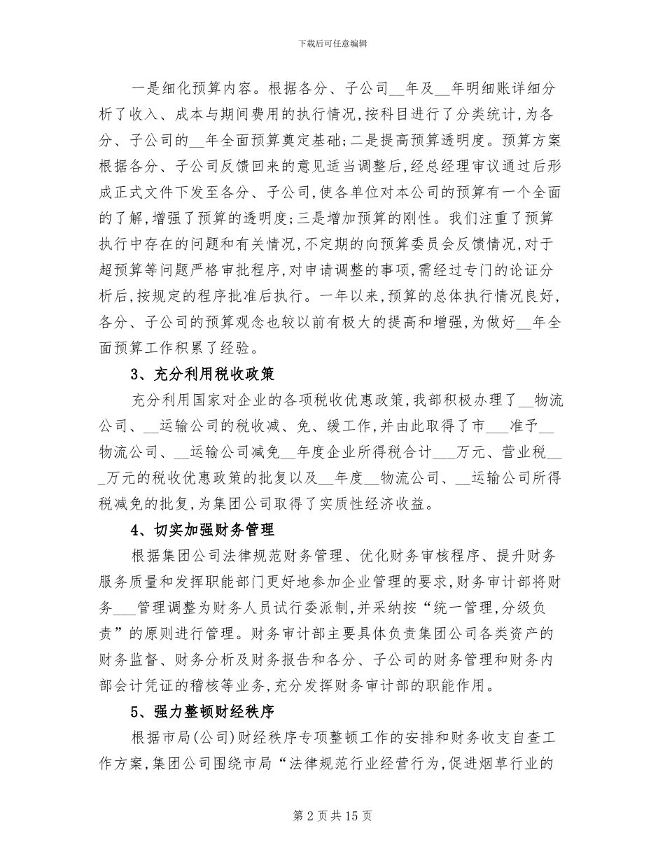 公司财务审计工作年终总结2024年_第2页