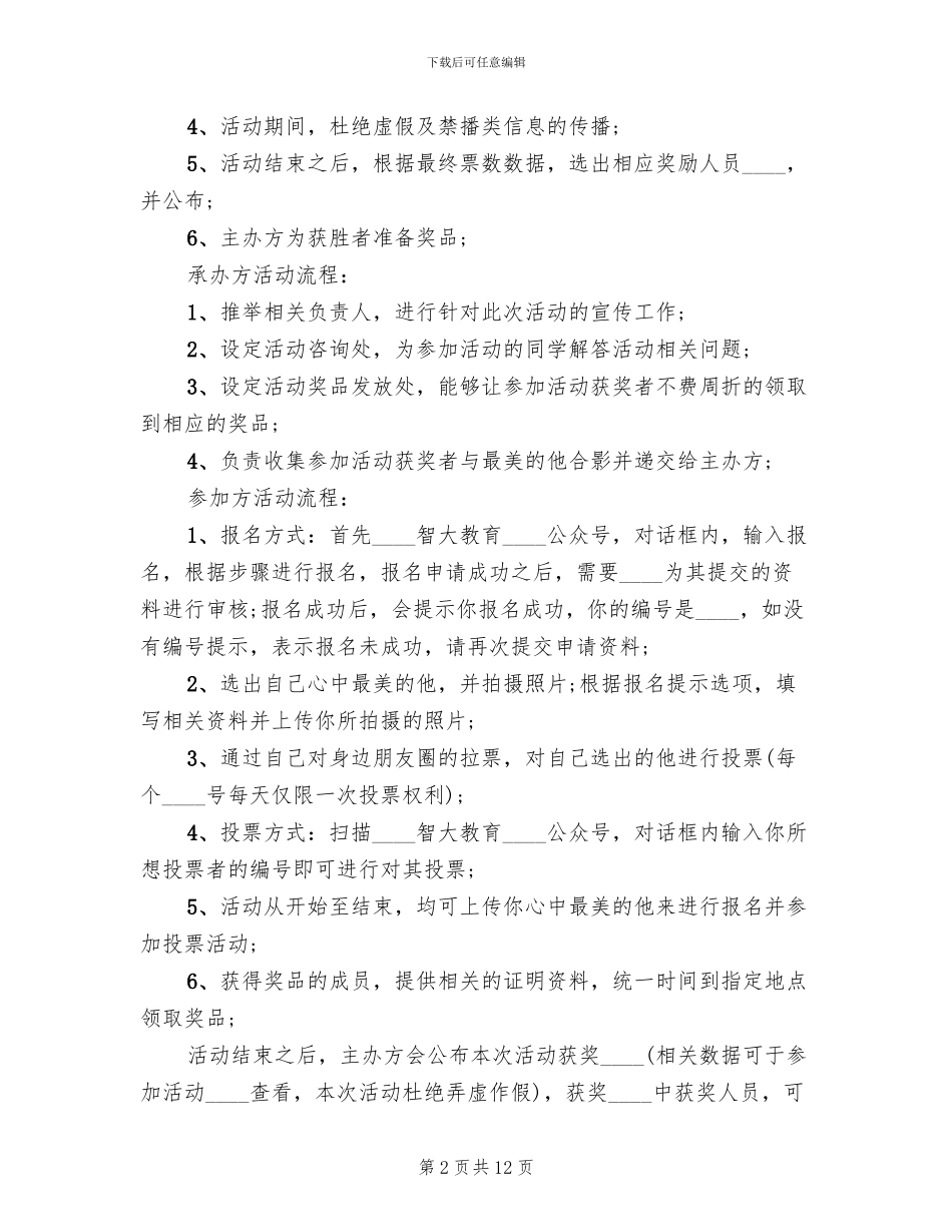 关于投票活动方案范文_第2页