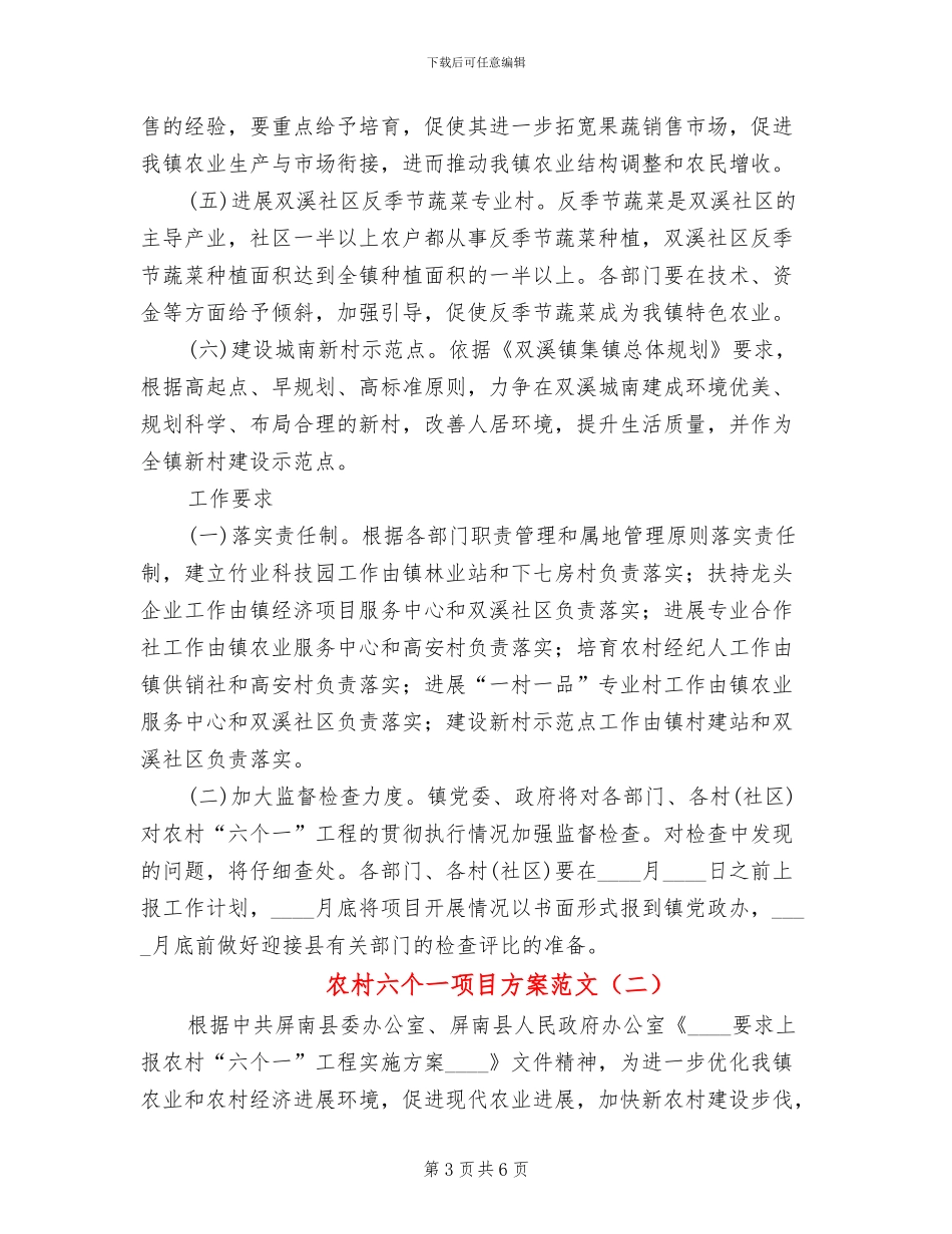 农村六个一项目方案范文_第3页