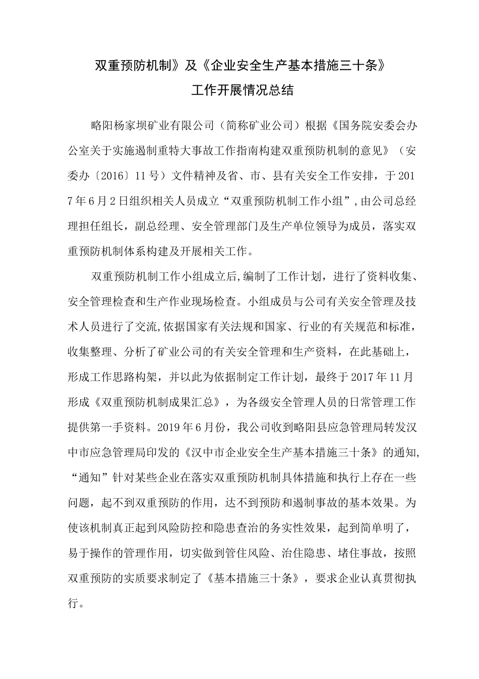 双重预防机制工作总结_第1页