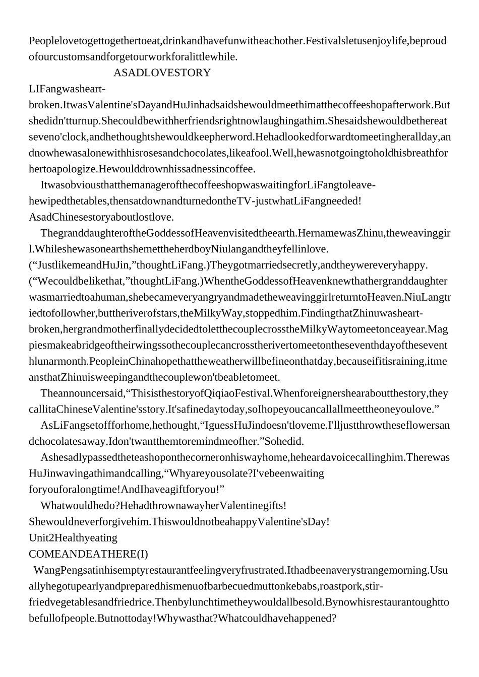 人教版高中英语必修三课文电子文档_第2页