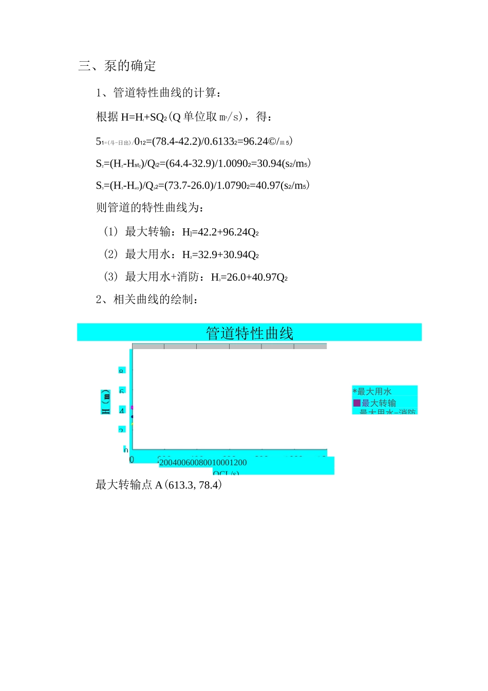 长安大学送水泵站设计说明书_第3页