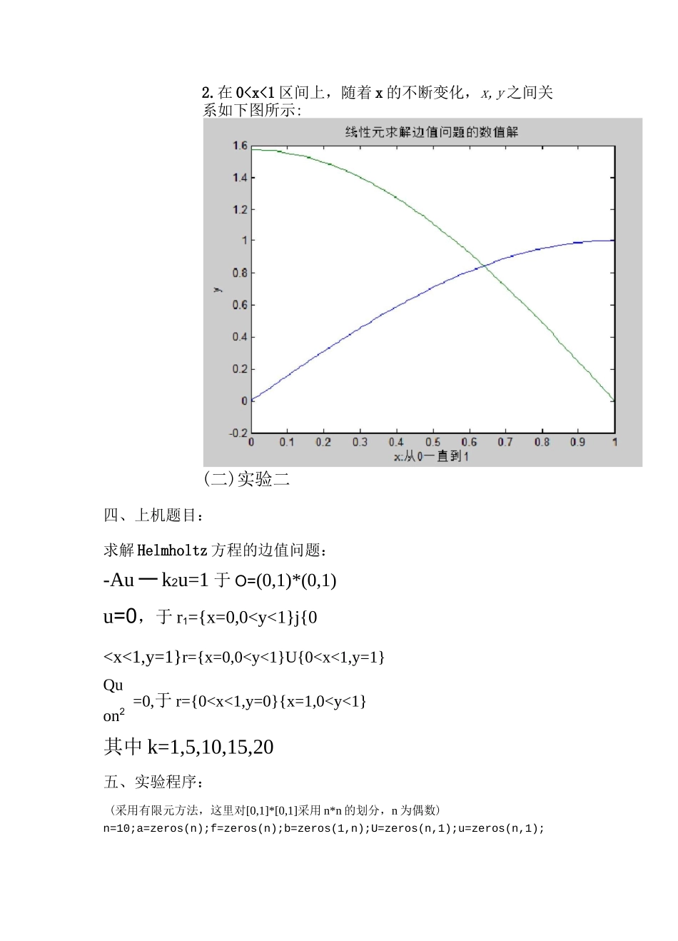 (完整word版)偏微分方程数值解实验报告_第3页