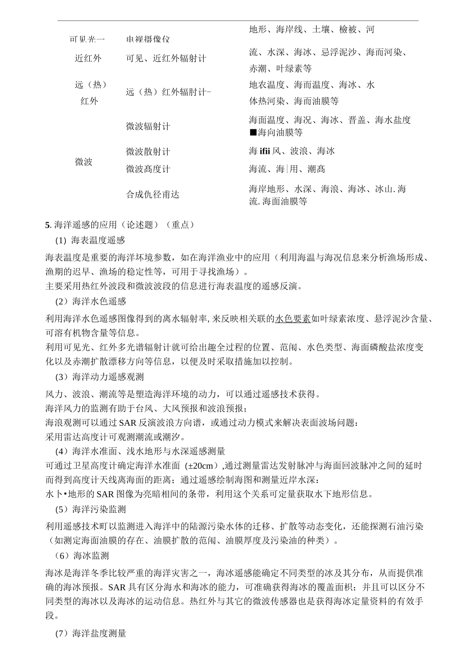 (完整版)海洋遥感总结_第2页