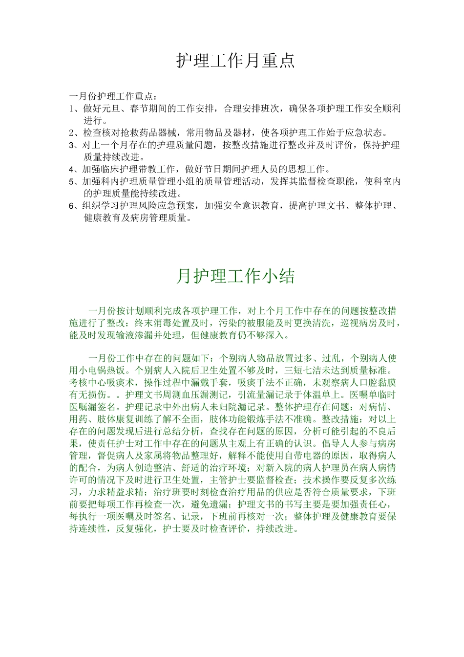 护理工作月重点_第1页