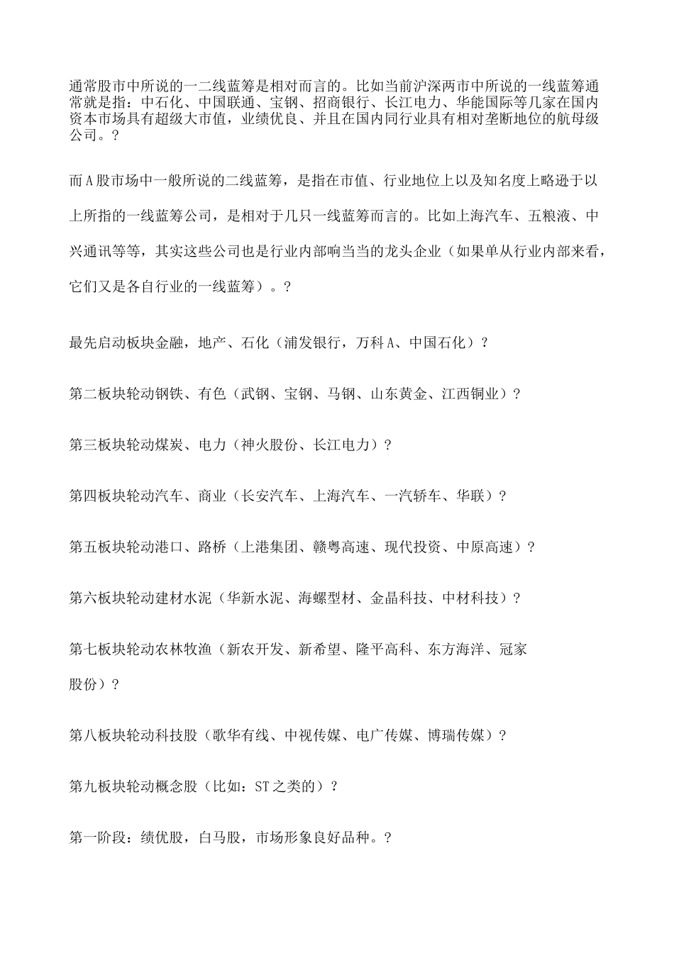 A股市场历次板块轮动顺序及规律_第2页