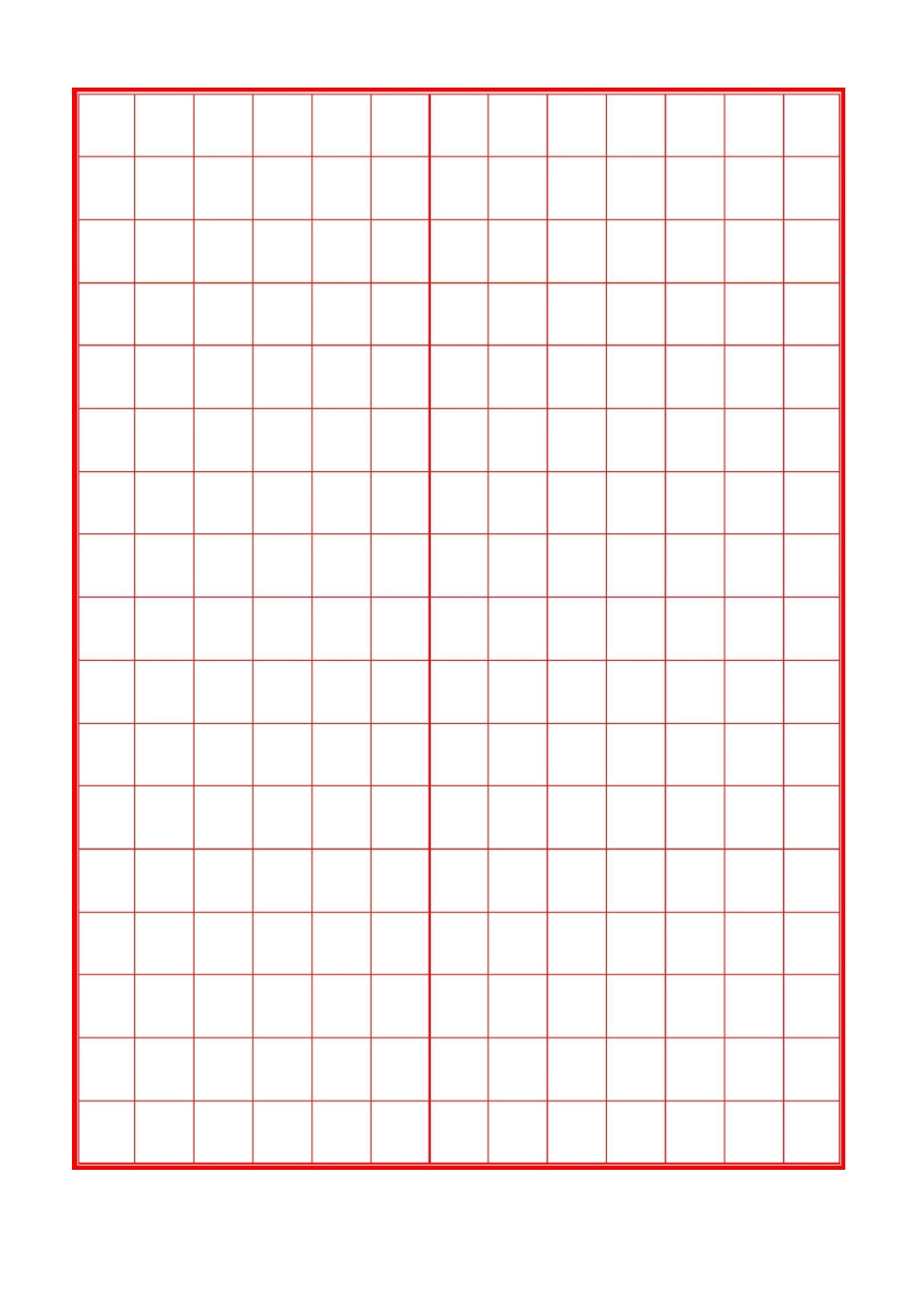 硬笔书法纸(可直接打印-口字格-米字格-田字格等模板)_第1页