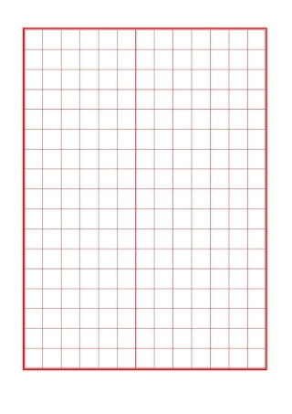 硬笔书法纸(可直接打印-口字格-米字格-田字格等模板)