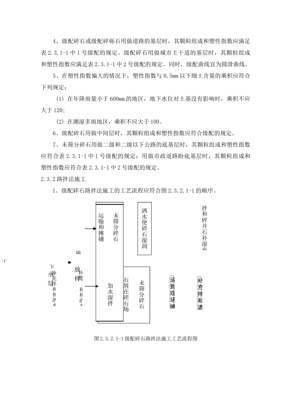 市政道路级配碎石基层施工方案_第3页