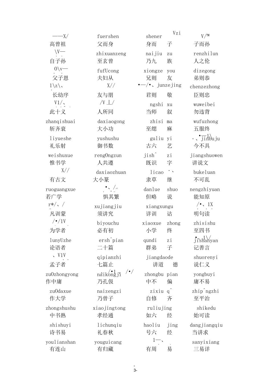 三字经全文(拼音版)_第3页