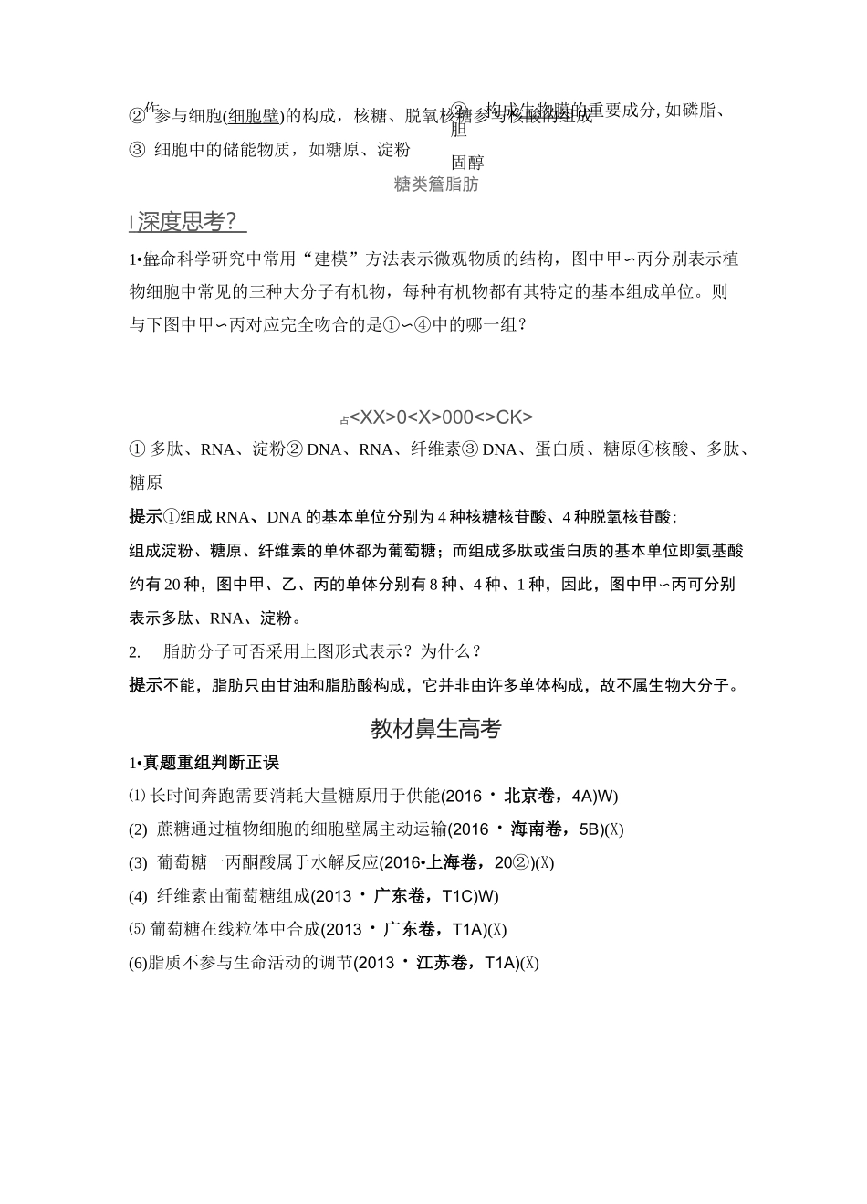 最经典总结-糖类、脂质的区别_第2页