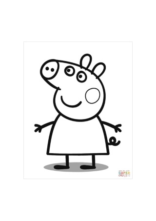 小猪佩奇幼儿涂色儿童涂色