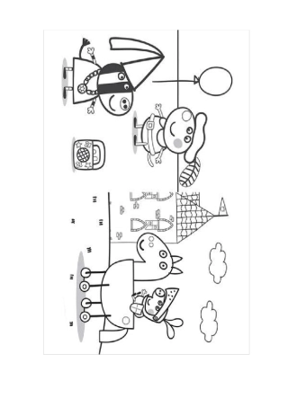 小猪佩奇涂色54张