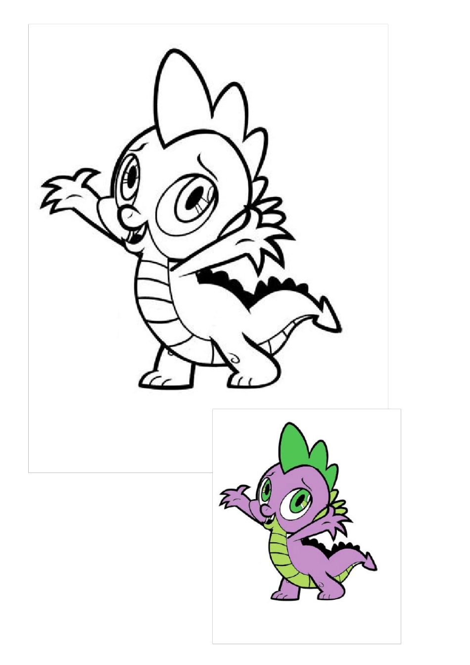 小马宝莉涂色画附原彩图_第3页