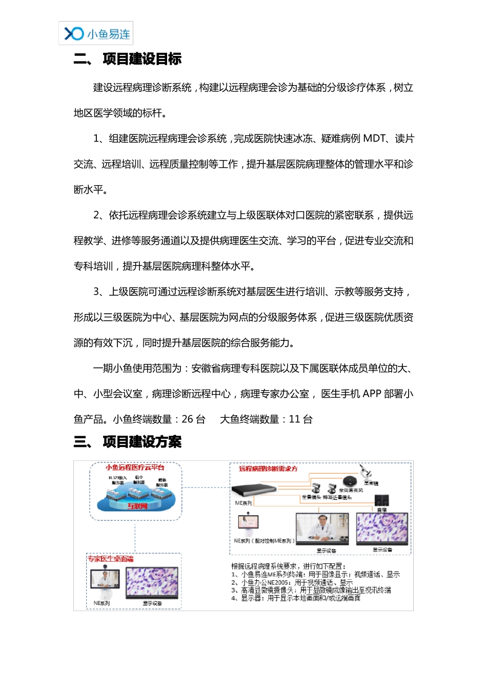 小鱼易连云视频会议安徽医联体远程病理诊断解决方案_第3页