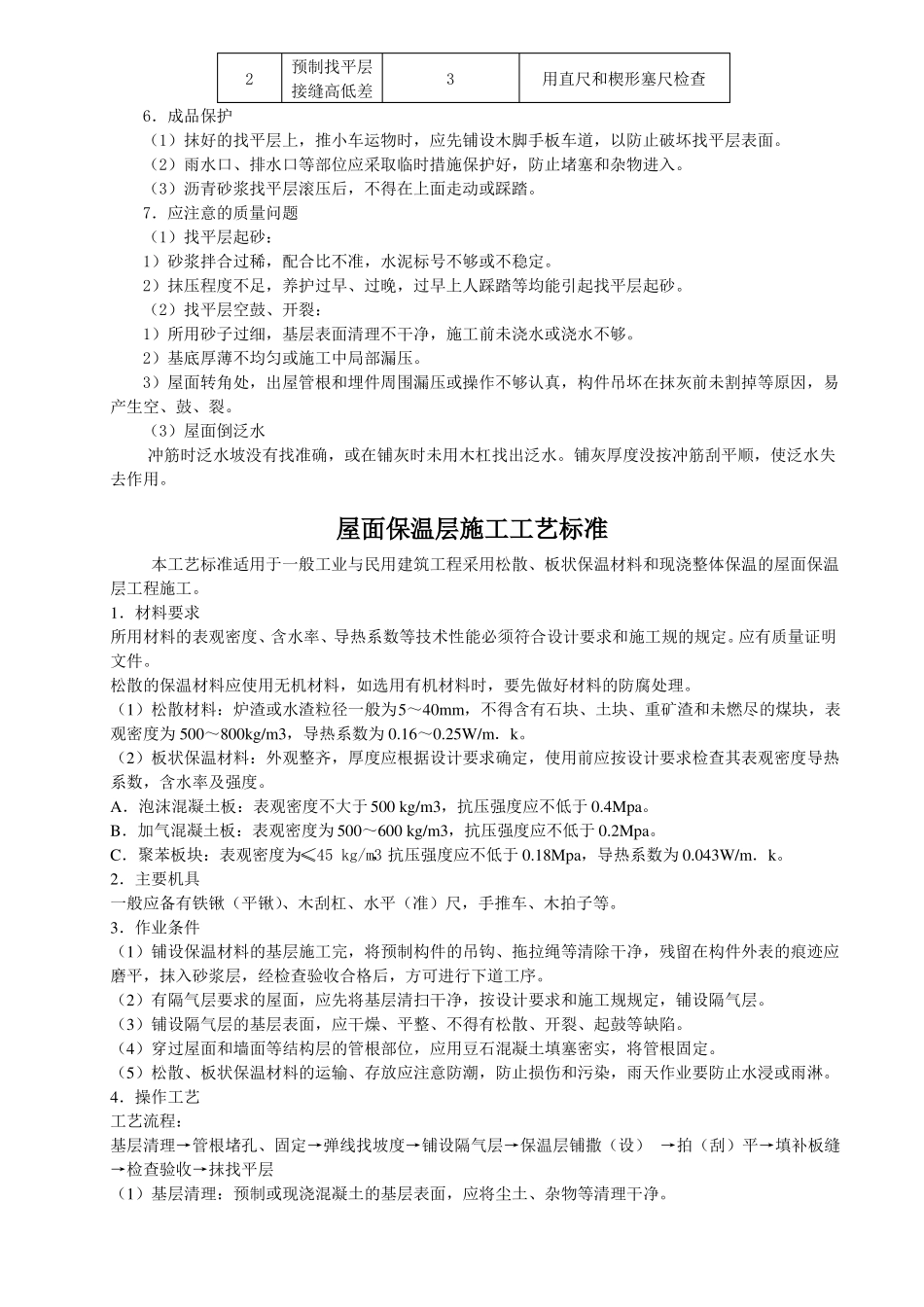 屋面与防水工程施工工艺标准_第3页