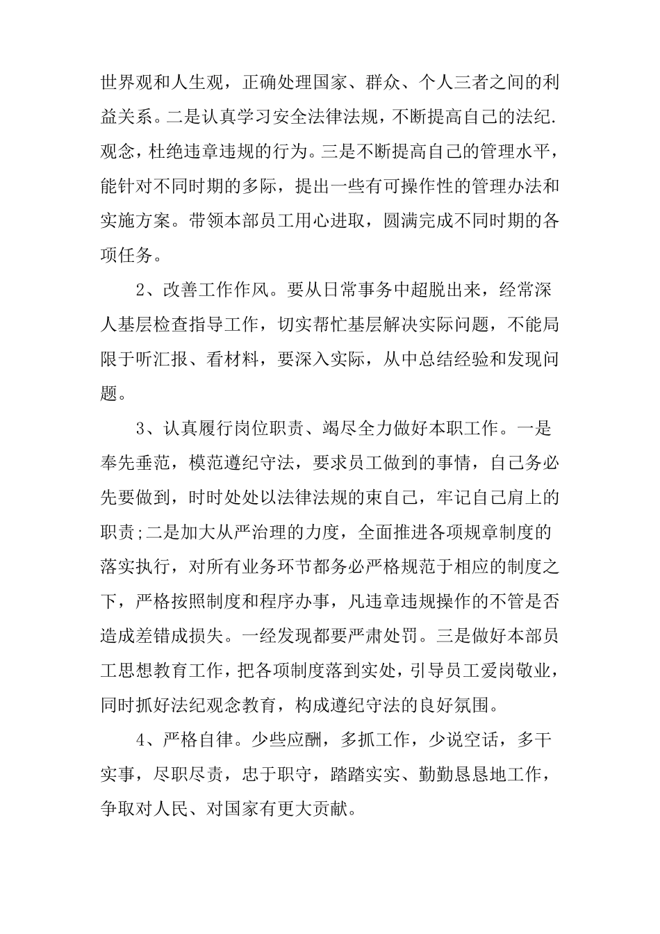 履职尽责自查报告_第3页