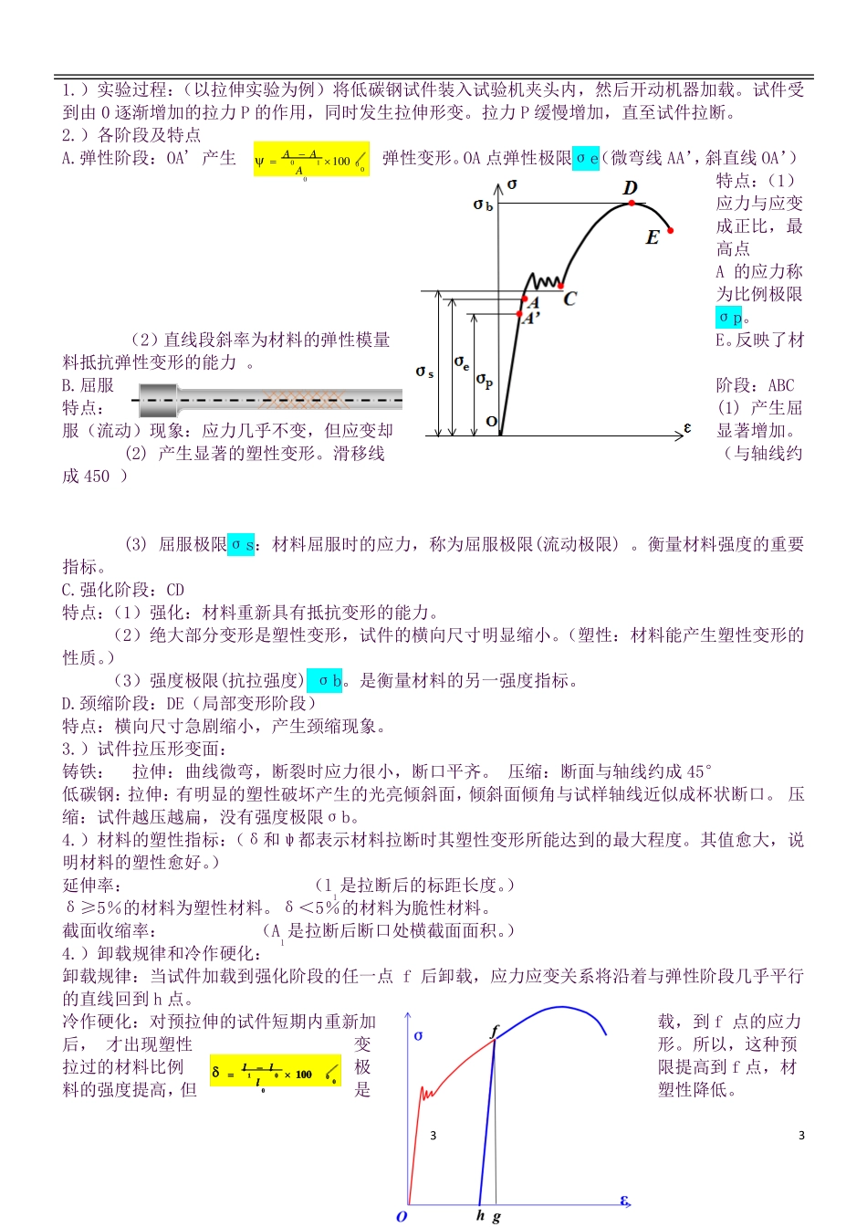 工程力学知识点总结良心出品必属精品_第3页