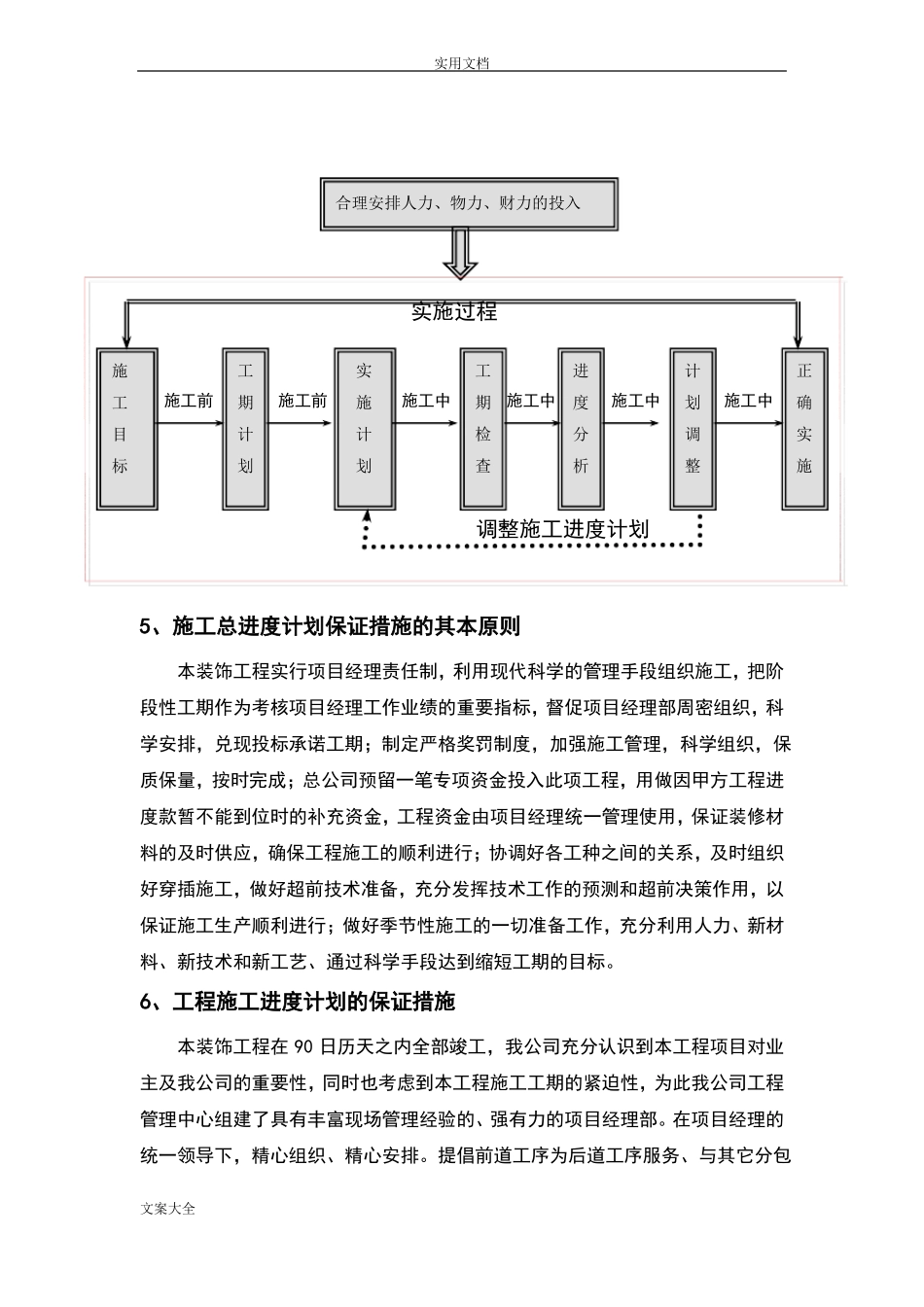 工程形象进度计划清单安排及保证要求措施_第3页