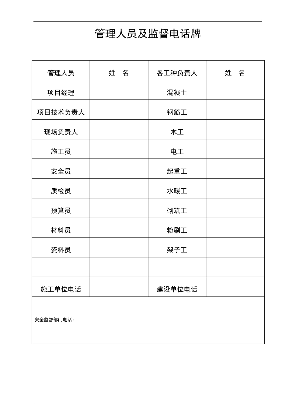 工程施工六牌二图_第3页