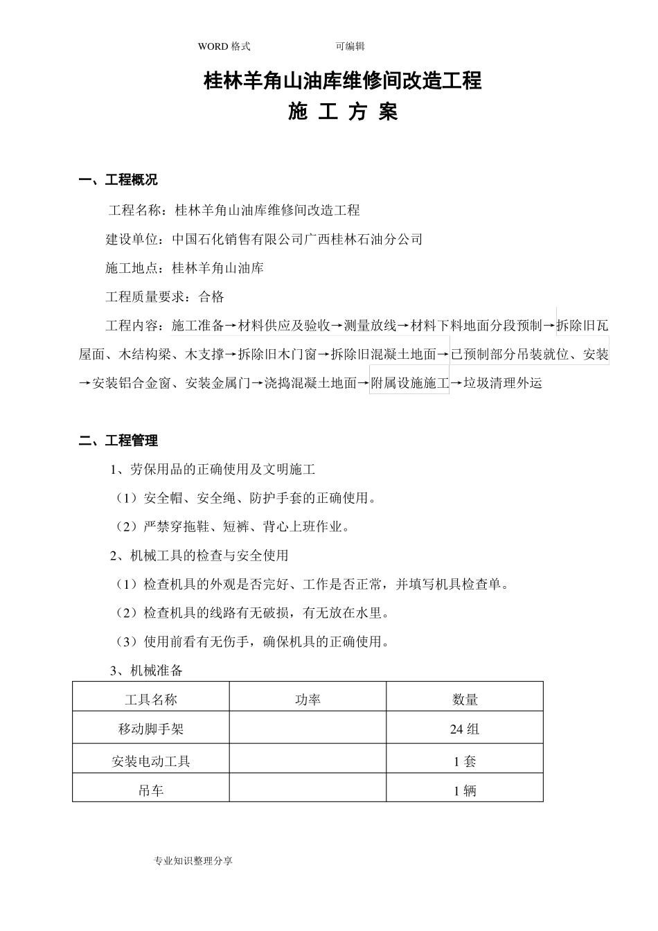 工程的施工组织方案拆除旧瓦屋面更换彩钢瓦屋面_第1页