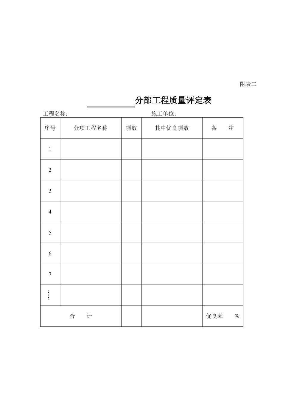 工程竣工验收申请表_第2页