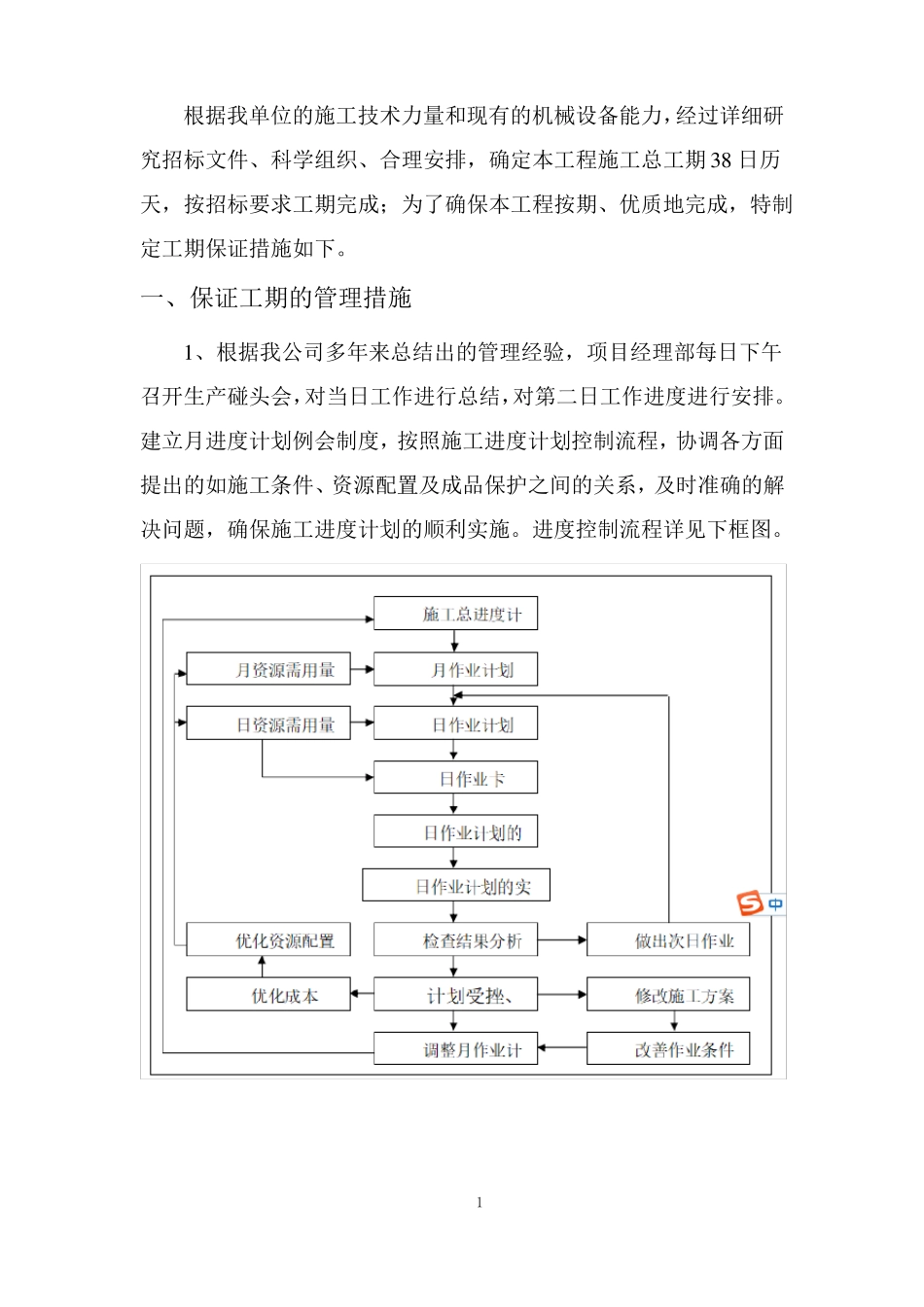 工程进度计划与保证措施——电子标——装修改造工程_第2页