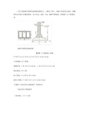 工程量清单计价实例_百度文库