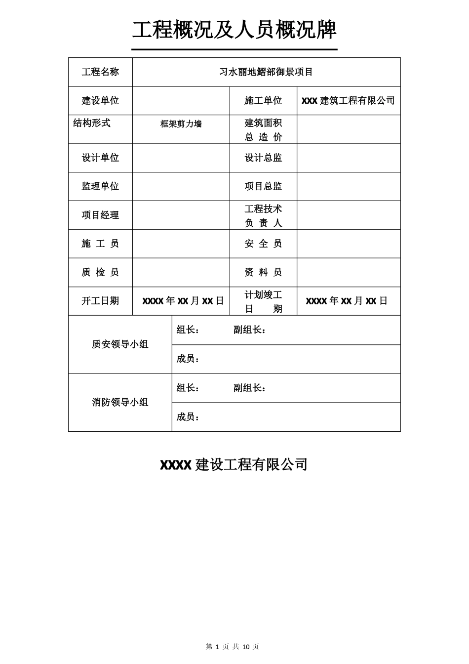 工程项目施工现场八牌二图_第1页
