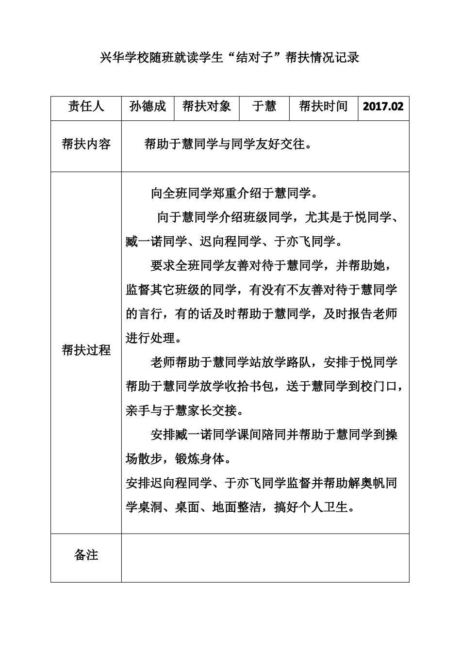 帮扶情况记录_第2页