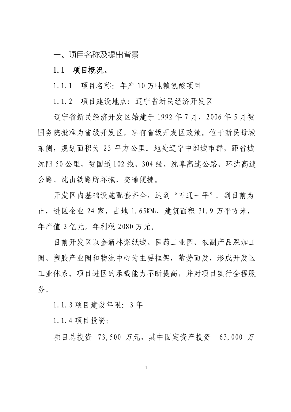 年产10万吨赖氨酸项目_第2页