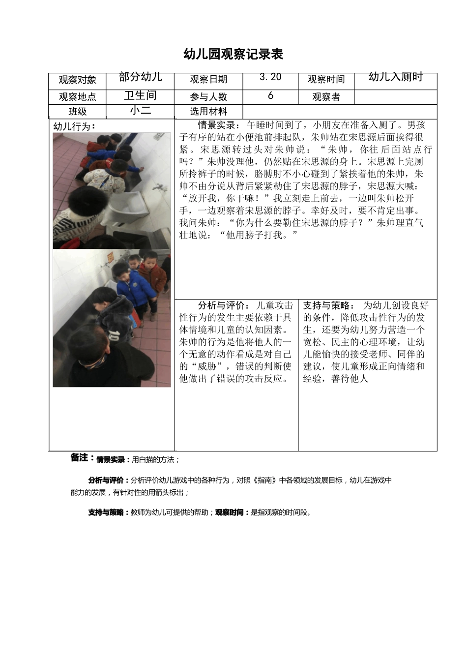 幼儿园小班观察记录16篇_第3页