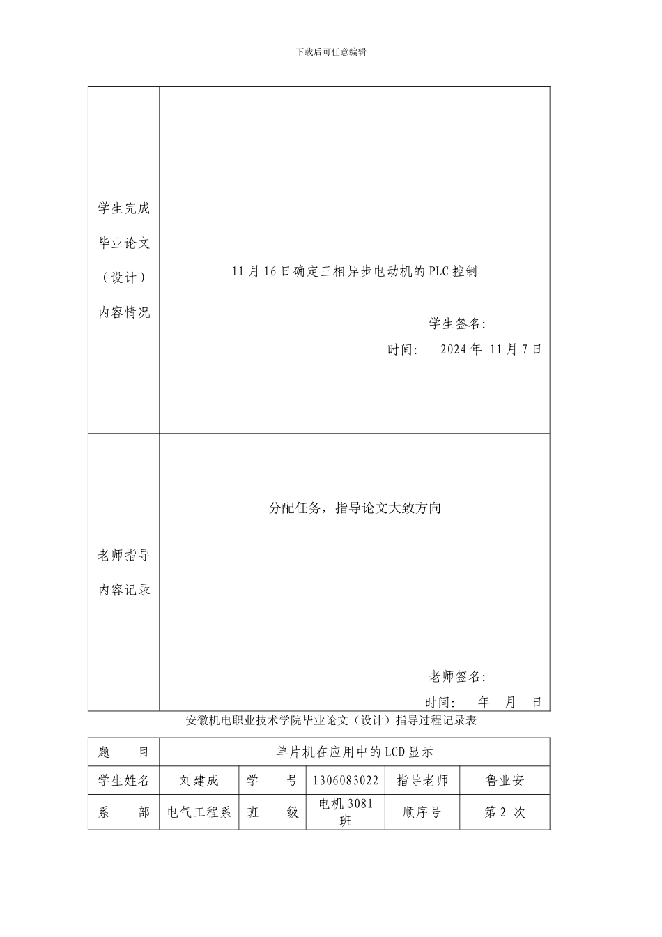 刘建成-毕业论文-《三相异步电动机的PLC控制》_第2页