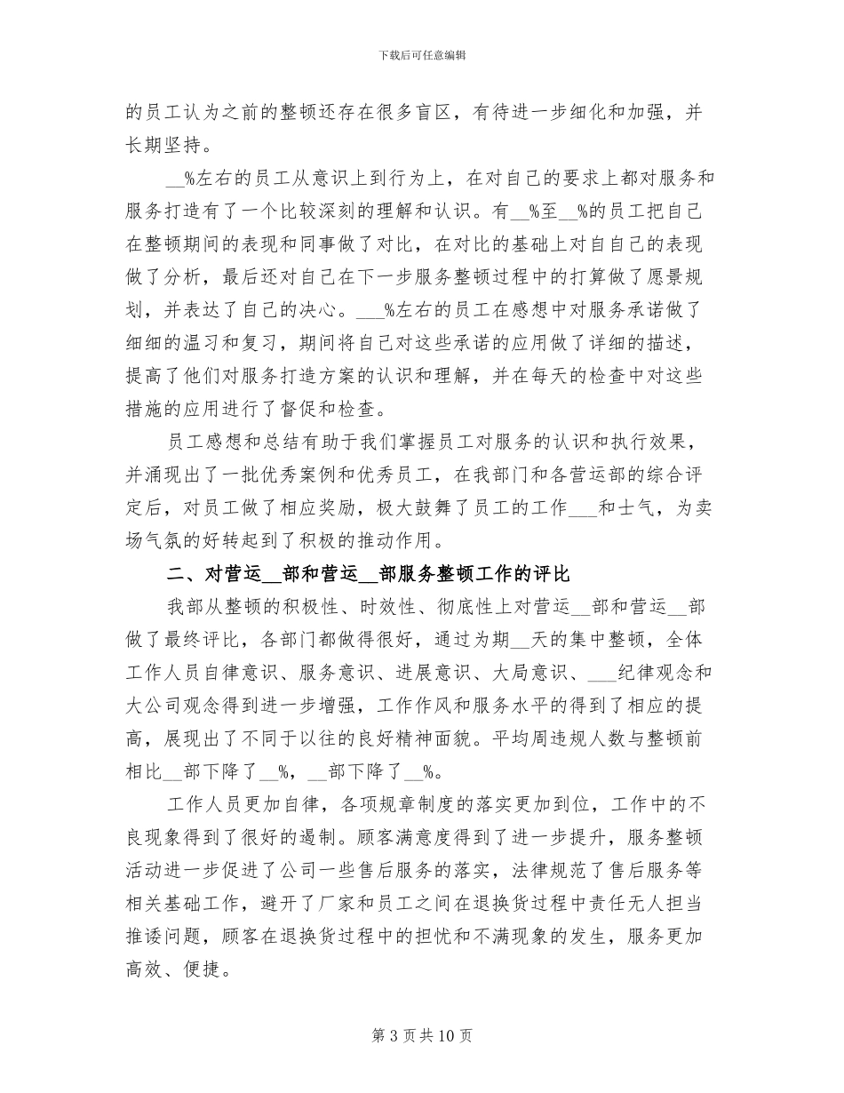 商场前台客服个人年终工作总结2024年_第3页
