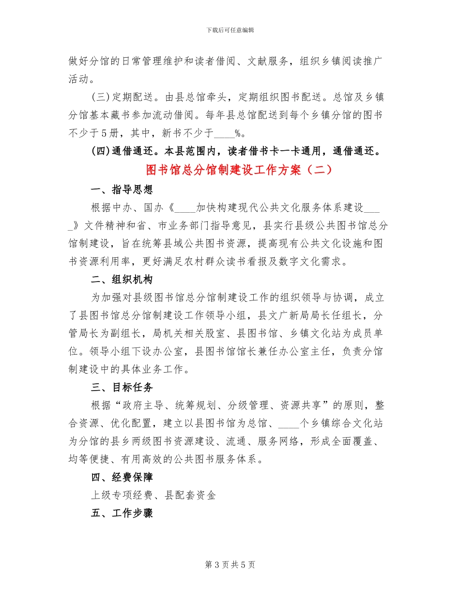 图书馆总分馆制建设工作方案_第3页
