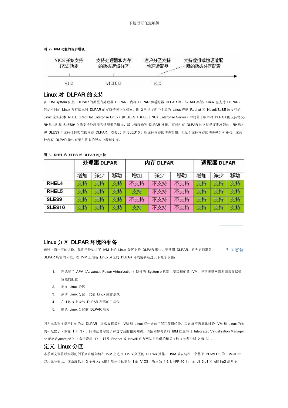 在IBM集成虚拟化管理器上进行Linux分区的DLPAR操_第3页