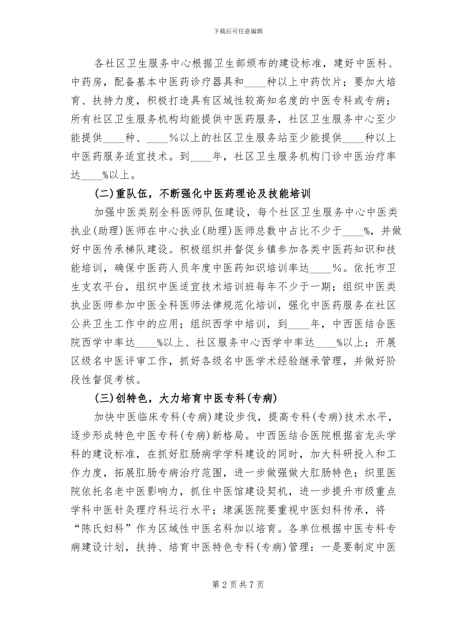 地方中医进社区指导方案_第2页