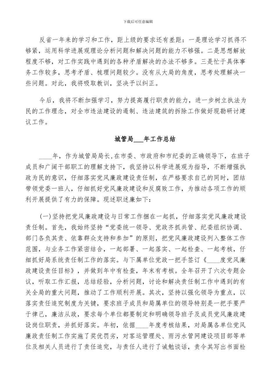 城管局2024工作总结_第3页