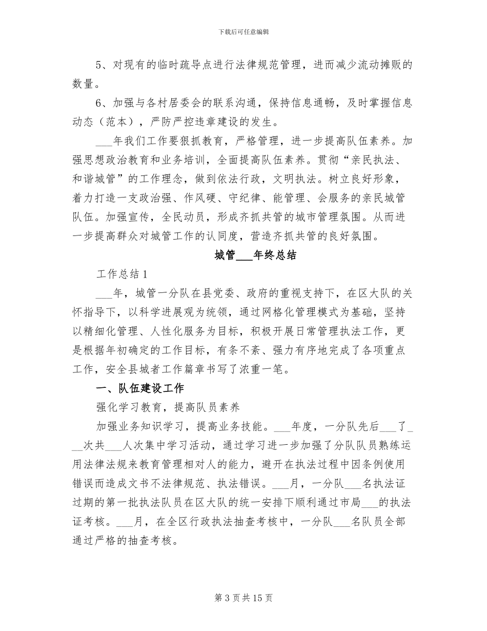 城管2024年终工作总结_第3页