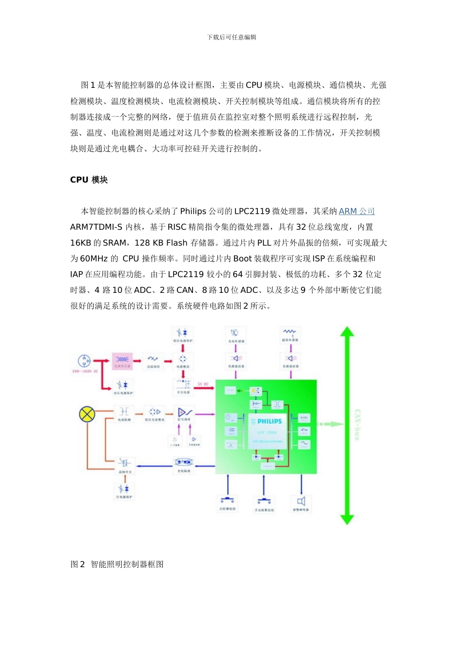 基于ARM微处理器的隧道照明智能控制器_第3页