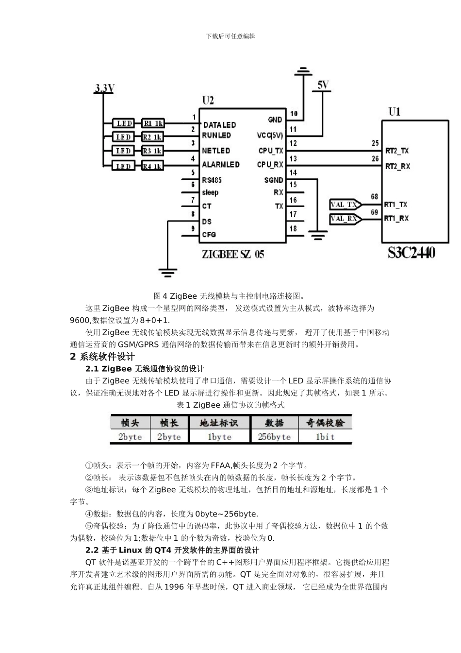 基于ARM的校园LED公告板远程控制系统设计_第3页