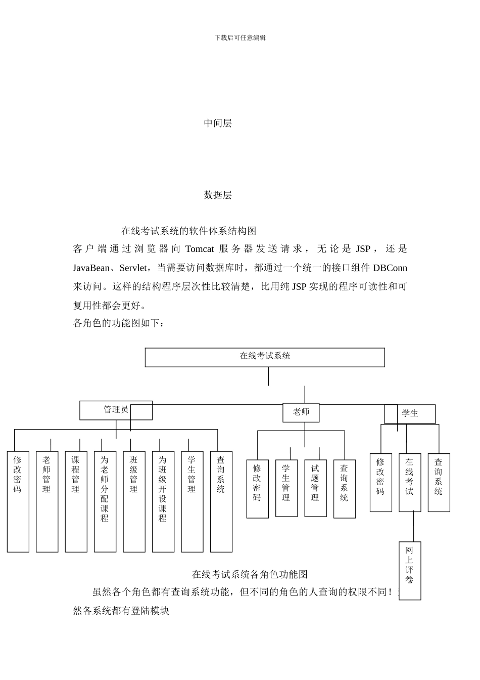 基于JSP技术的在线考试系统的设计与实现_第3页